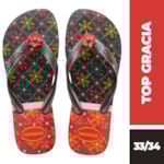 Chinelo Havaianas Top Gracia Vermelho Rubi 33/34
