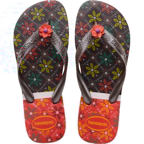Chinelo Havaianas Top Gracia Vermelho Rubi 33/34