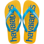 Chinelo Havaianas Top Logomania Bege Palha 37/38