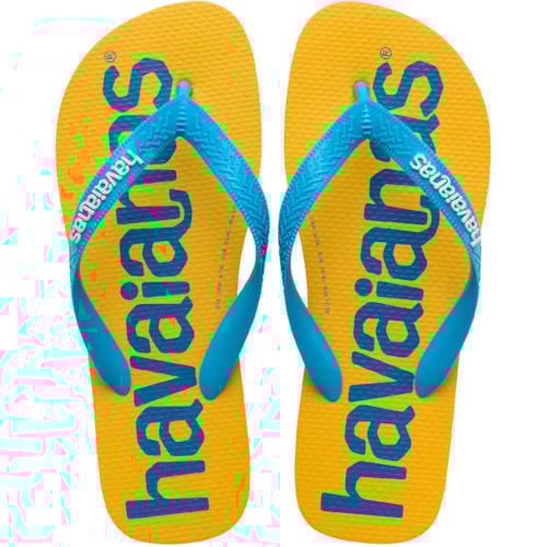 Chinelo Havaianas Top Logomania Bege Palha 37/38
