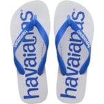 Chinelo Havaianas Top Logomania Branco 39/40