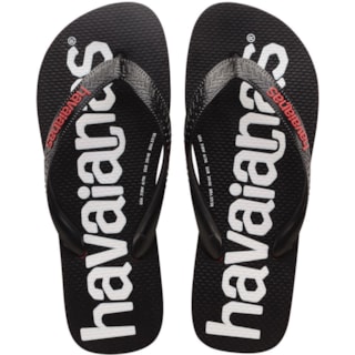 Chinelo Havaianas Top Logomania Vermelho Rubi 37/38