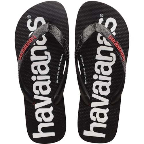Chinelo Havaianas Top Logomania Vermelho Rubi 39/40
