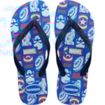 Chinelo Havaianas Top Marvel Logomania Azul 41/42