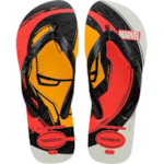 Chinelo Havaianas Top Marvel Logomania Branco 33/34