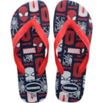 Chinelo Havaianas Top Marvel Logomania Marinho 43/44