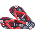 Chinelo Havaianas Top Marvel Logomania Marinho 43/44