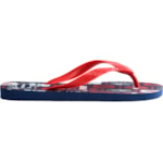 Chinelo Havaianas Top Marvel Logomania Marinho 43/44