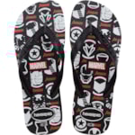 Chinelo Havaianas Top Marvel Logomania Preto 41/42