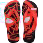 Chinelo Havaianas Top Marvel Logomania Preto/Vermelho 29/30