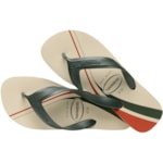 Chinelo Havaianas Top Max Basic 37/38 Bege Palha