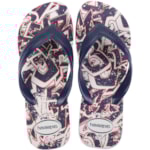 Chinelo Havaianas Top Max Street Branco com Marinho 37/38