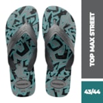 Chinelo Havaianas Top Max Street Cinza Aço 43/44