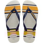 Chinelo Havaianas Top Nautical Branco/Marinho 43/44