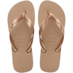 Chinelo Havaianas Top Rosa Gold 25/26