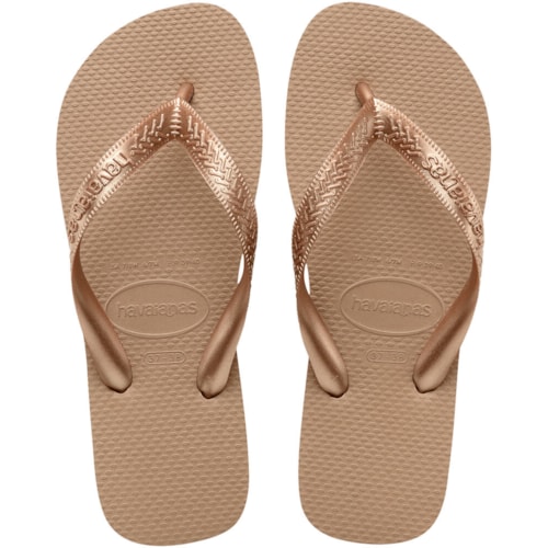 Chinelo Havaianas Top Rosa Gold 25/26