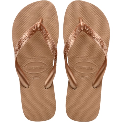 Chinelo Havaianas Top Rose Gold 27/28