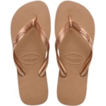 Chinelo Havaianas Top Rose Gold 31/32