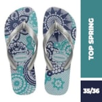 Chinelo Havaianas Top Spring Cinza 35/36