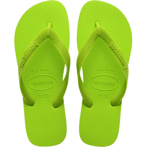 Chinelo Havaianas Top Verde Limão 35/36