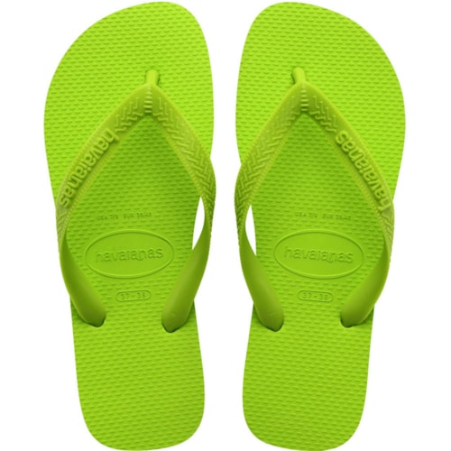 Chinelo Havaianas Top Verde Limão 39/40