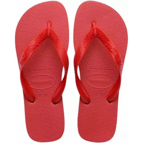 Chinelo Havaianas Top Vermelho Apache 33/34