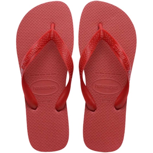 Chinelo Havaianas Top Vermelho Apache 41/42