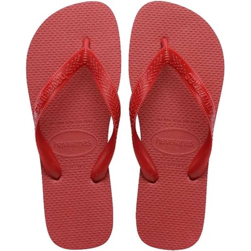 Chinelo Havaianas Top Vermelho Hibisco 35/36
