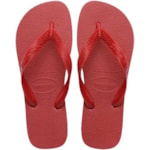 Chinelo Havaianas Top Vermelho Hibisco 37/38