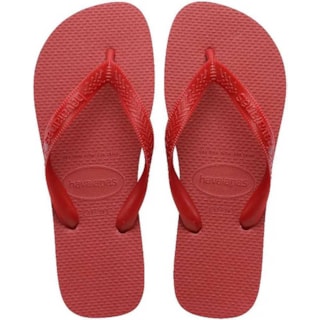 Chinelo Havaianas Top Vermelho Hibisco 37/38