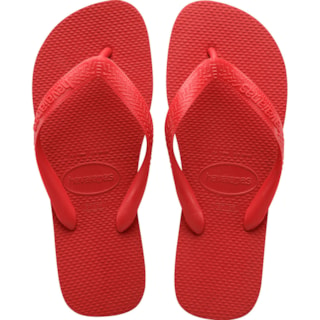 Chinelo Havaianas Top Vermelho Rubi 33/34