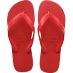 Chinelo Havaianas Top Vermelho Rubi 39/40