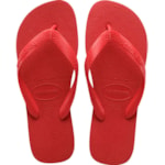 Chinelo Havaianas Top Vermelho Rubi 41/42