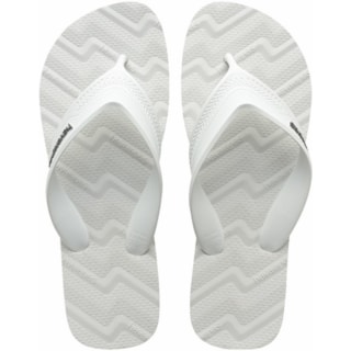 Chinelo Havaianas Track Waves Branco 37/38