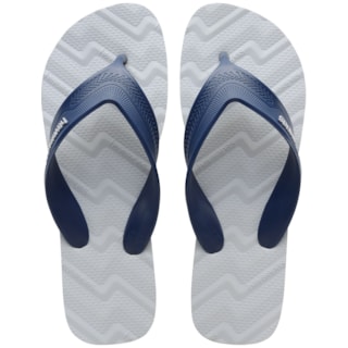 Chinelo Havaianas Track Waves Cinza Gelo 39/40
