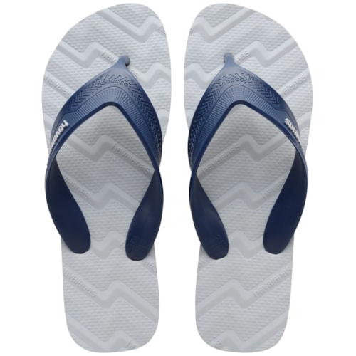 Chinelo Havaianas Track Waves Cinza Gelo 43/44