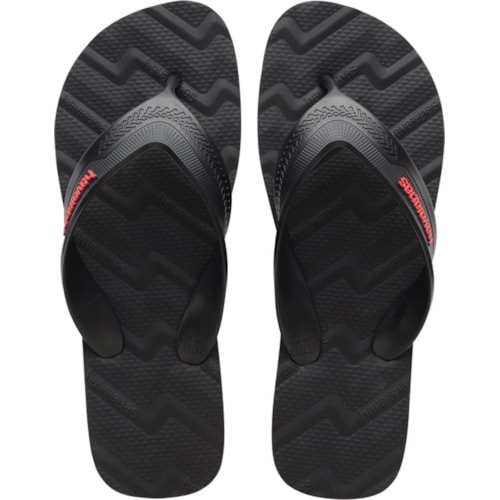 Chinelo Havaianas Track Waves Preto 45/46