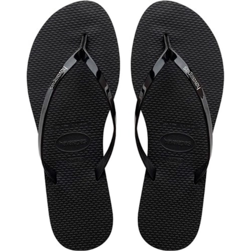 Chinelo Havaianas You Metallic Preto 33/34