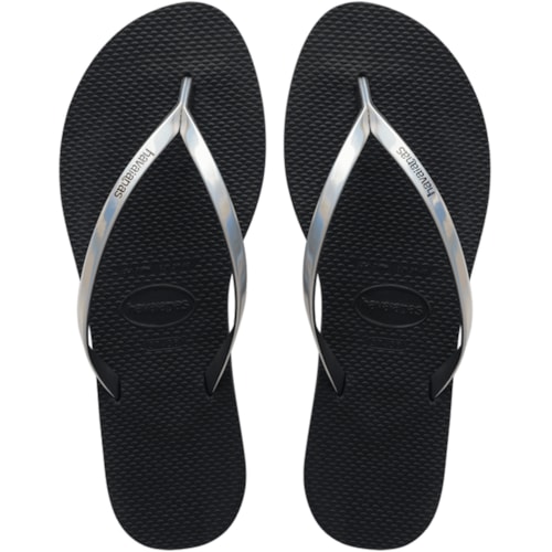 Chinelo Havaianas You Metallic Preto 35/36