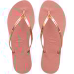 Chinelo Havaianas You Metallic Rosa Crocus 33/34
