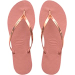 Chinelo Havaianas You Metallic Rosa Crocus 35/36