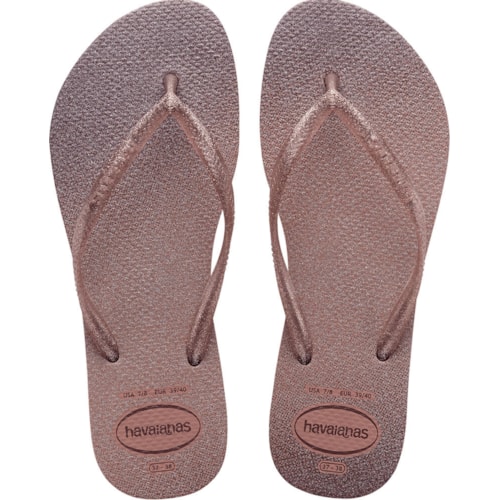 Chinelo HavaianasSlim Gloss Rosa Crocus 33/34