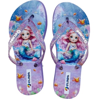 Chinelo Olinda Kids Sereia 25/26