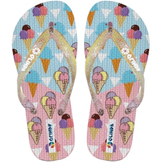 Chinelo Olinda Kids Sorvete 25/26