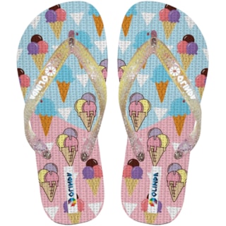 Chinelo Olinda Kids Sorvete 29/30