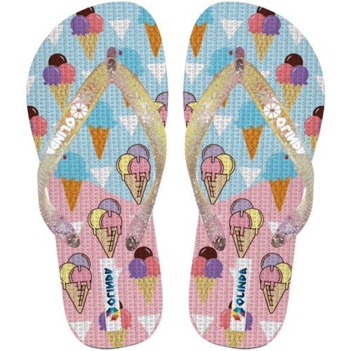 Chinelo Olinda Kids Sorvete 29/30