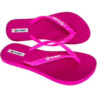 Chinelo Olinda Slim Fucsia 33/34