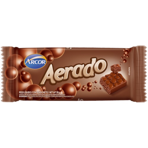 Chocolate Ao Leite Arcor Chokko Aerado 30g