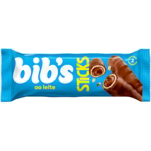 Chocolate Bib's Sticks Ao Leite 29g