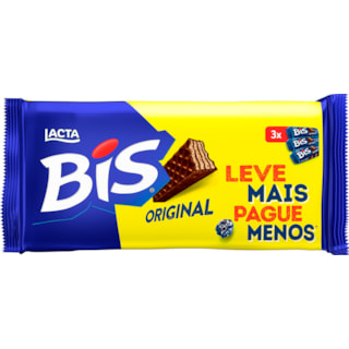 Chocolate Bis Ao Leite 3Un 302,4g